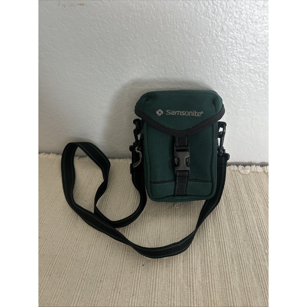 Samsonite Camera Case Hunter Green 7" Shoulder Strap - Great Condition!